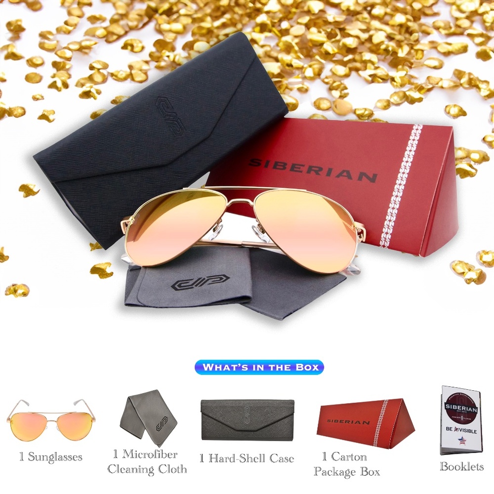 🇺🇸COPPER Aviator Sunglasses - Picture 9 of 14
